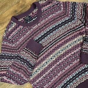 Abercrombie &‎ Fitch Sweater Men's Purple Wool Blend Medium READ